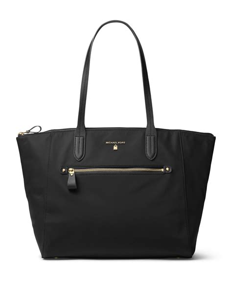 michael michael kors large nylon kelsey tote|Michael Kors nylon tote handbags.